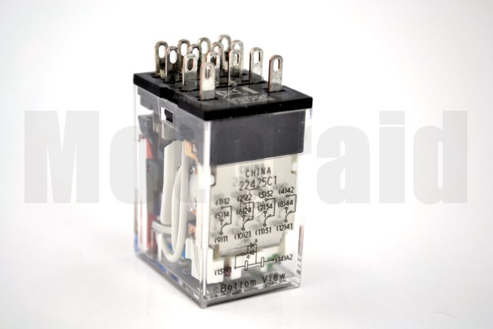 24VDC 6A 14 Pin Röle Kalın