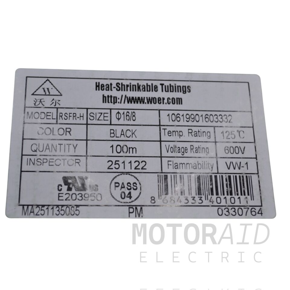 16mm Siyah Isı İle Daralan Makaron Kablo Izolasyon