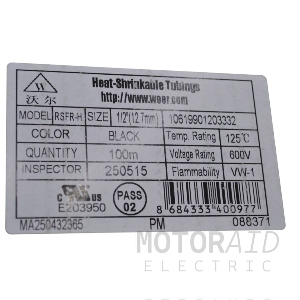 12,7mm Siyah Isı İle Daralan Makaron Kablo Izolasyon