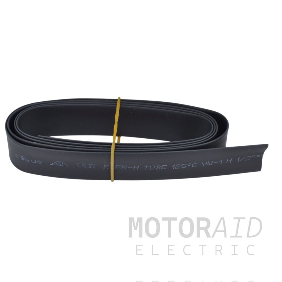 12,7mm Siyah Isı İle Daralan Makaron Kablo Izolasyon