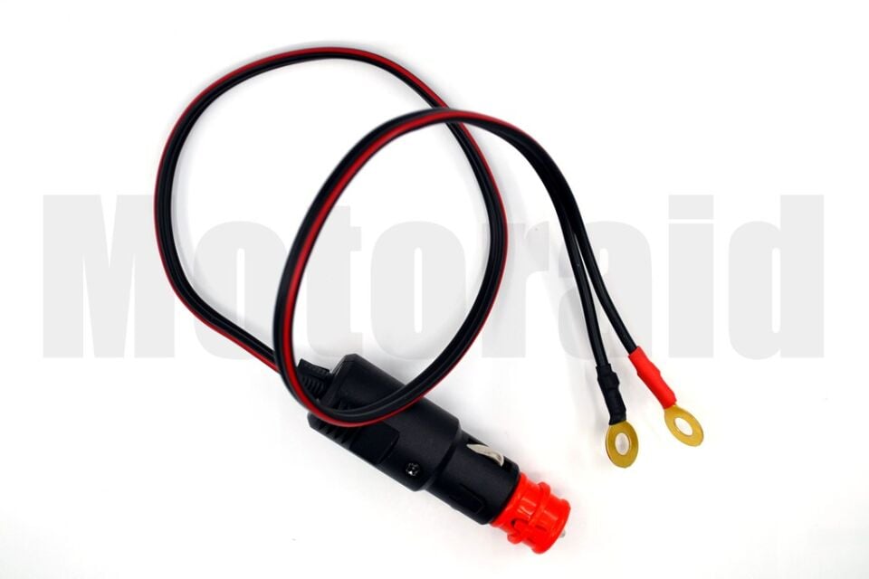 Erkek Çakmak Soketi M6 Pabuçlu 2x2.50mm² 52cm Bakır Kablolu (2,5 mm²)