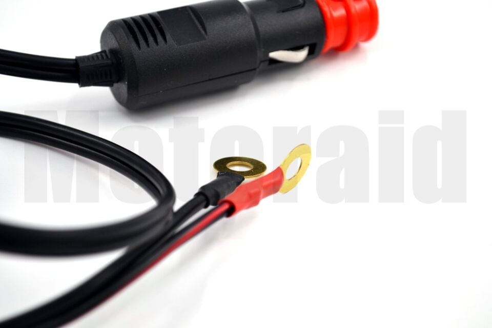 Erkek Çakmak Soketi M6 Pabuçlu 2x2,50mm² 52cm Bakır Kablolu