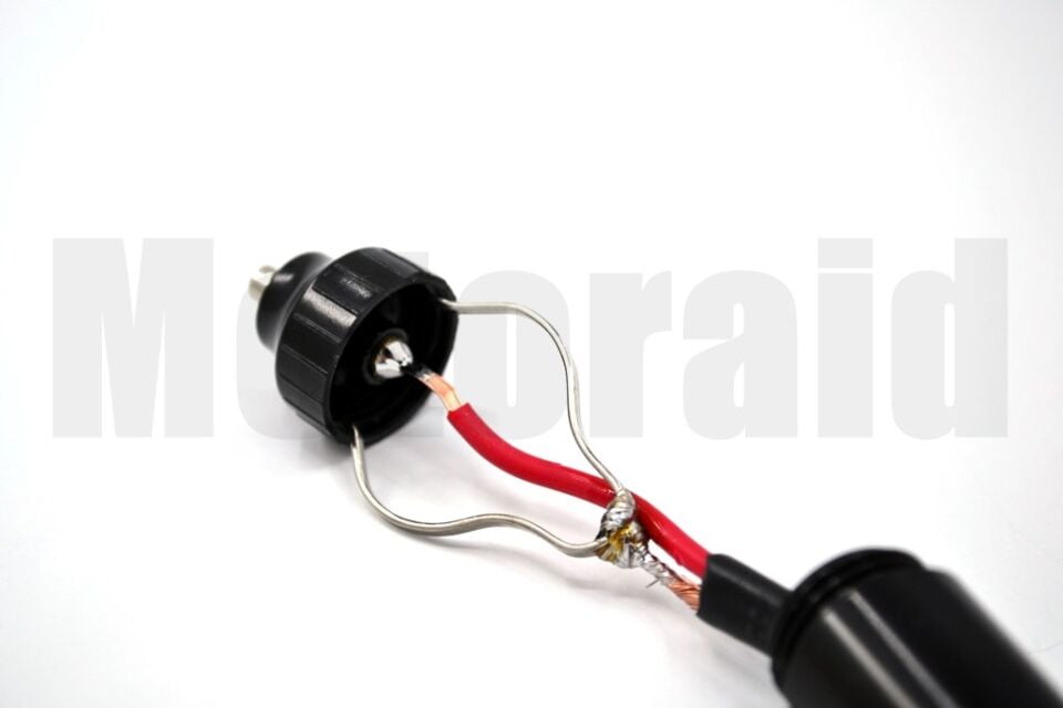 Erkek Çakmak Soketi 2x1,50mm² 18cm Bakır Kablolu