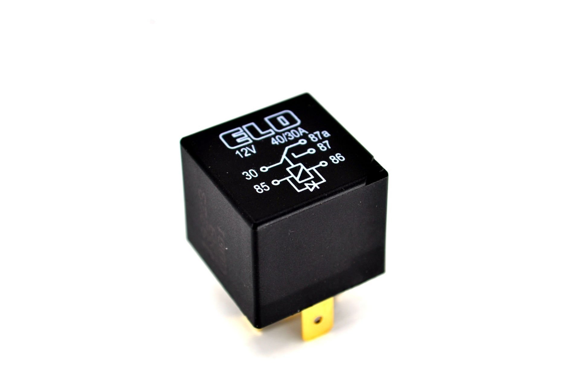 12V 40A/30A Çift Platinli Diyotlu Mini Röle 5 Fişli 87A Change Over 710140312