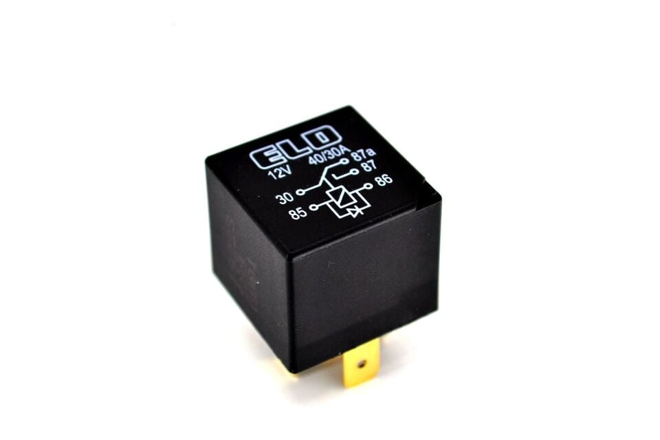 12V 40A/30A Çift Platinli Diyotlu Mini Röle 5 Fişli 87A Change Over 710140312
