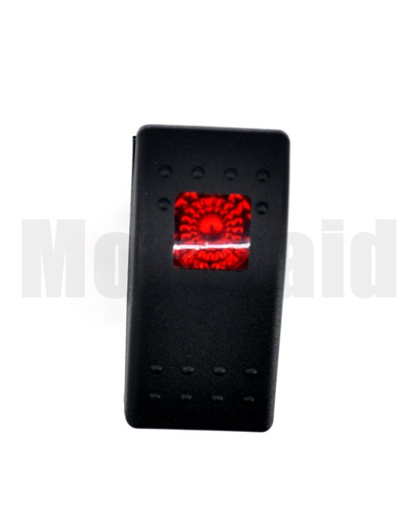 Marine Karavan Anahtar 12V 24V Kırmızı Işıklı Carling Tip Yaylı-0