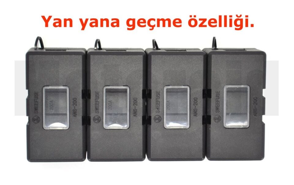 Midival Sigorta Kutusu Yuvası Şeffaf Kapaklı