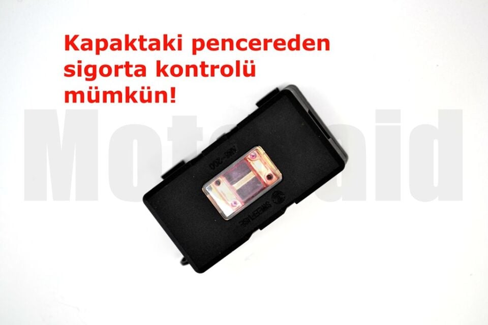 Midival Sigorta Kutusu Yuvası Şeffaf Kapaklı