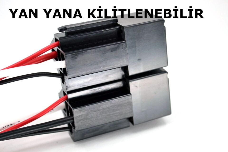 Kablosuz Güç Röle Soketi Boş 80A Kalın Bacak 9,5 Fiş Uyumlu 4 Ve 5 Fişli Röleler