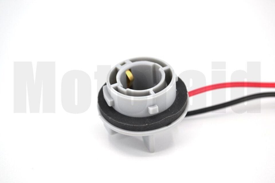 Plastik Soketli P21W 93 BA15S Ampul Duyu 0,75mm Bakır Kablolu