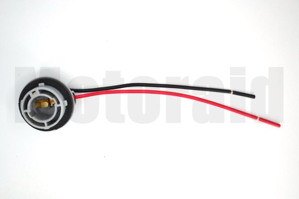 Plastik Soketli P21W 93 BA15S Ampul Duyu 1mm² Bakır Kablolu