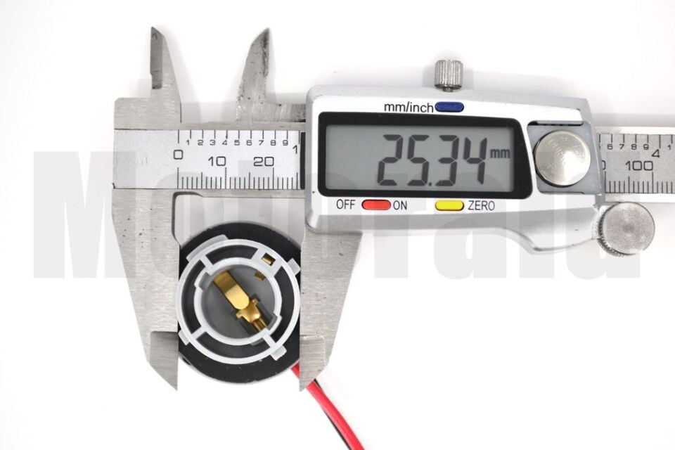 Plastik Soketli P21W 93 BA15S Ampul Duyu 1mm² Bakır Kablolu