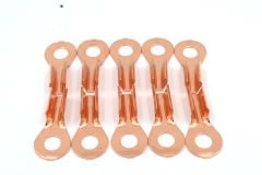 10 Adet 16mm Akü Kablo Tesisat Ucu Bakır Fiş Pabuç Başlık Terminal