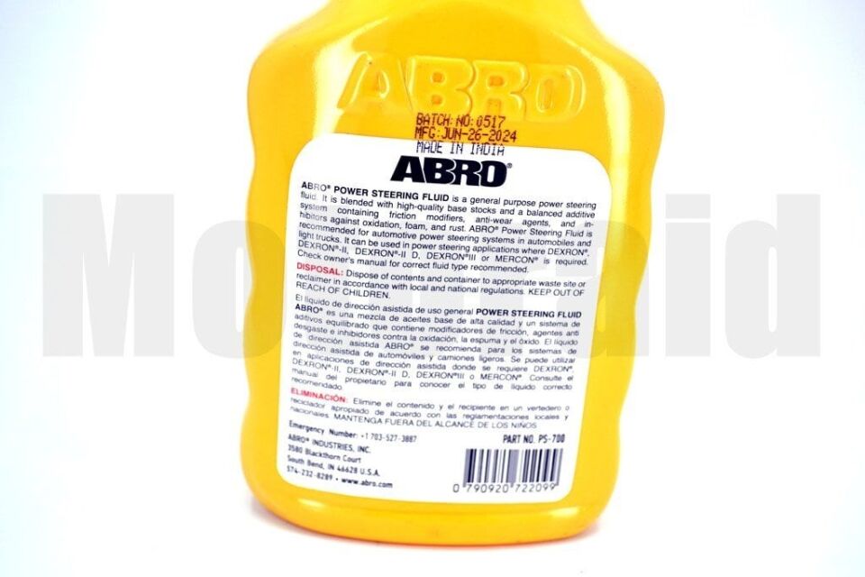 Hidrolik Direksiyon Yağı Katkısı 354 Ml.