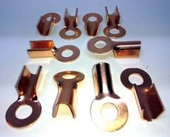 10 Adet 25mm Akü Kablo Tesisat Ucu Bakır Fiş Pabuç Başlık Terminal