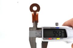 10 Adet 25mm Akü Kablo Tesisat Ucu Bakır Fiş Pabuç Başlık Terminal