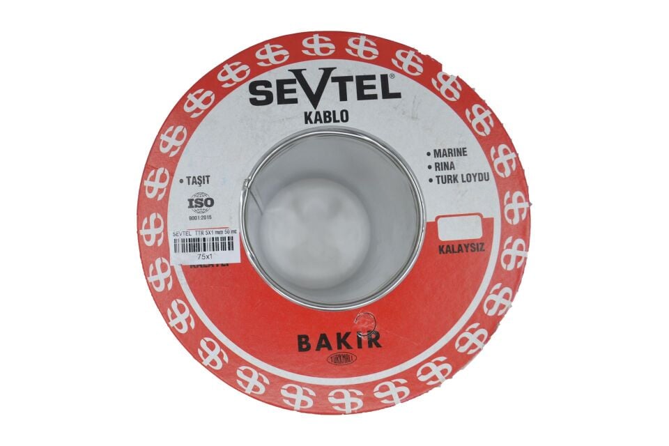 1 Metre Marine Yassı 2x1.00mm² Kalaylı Bakır Kablo TTR MYY Kahverengi Ahşap (1,0 mm²)