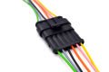1 Takım 6 Pin Kablolu Süper Seal Elektrik Soketi Su Geçirmez Konnektör MT-13