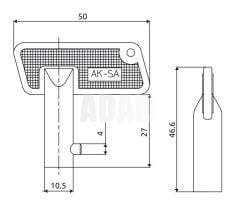 Akü Elektrik Devre Kesici Yedek Anahtar