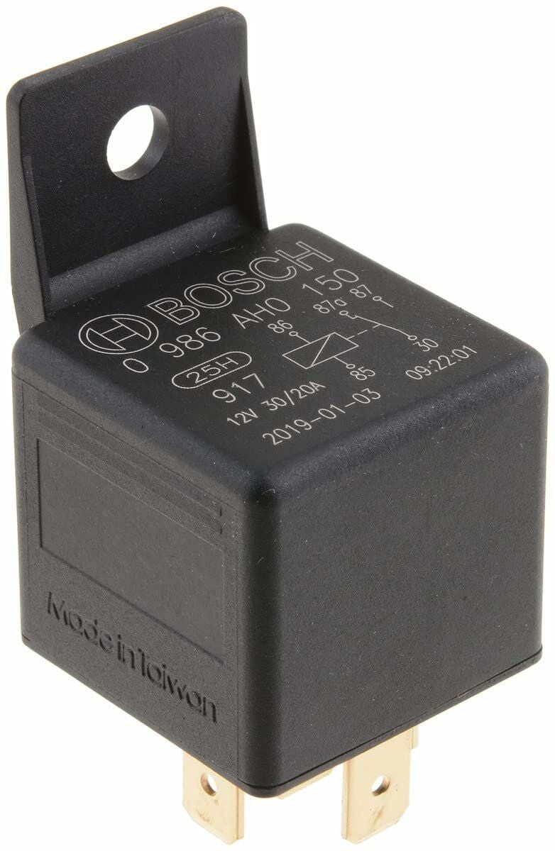 12V 30/20A Çift Platin Mini Röle 5 Fişli Bosch 0986AH0150 Saplı