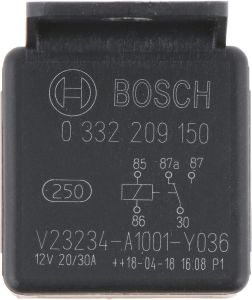 12V 20/30A Çift Platin Mini Röle 5 Fiş Bosch 0332209150