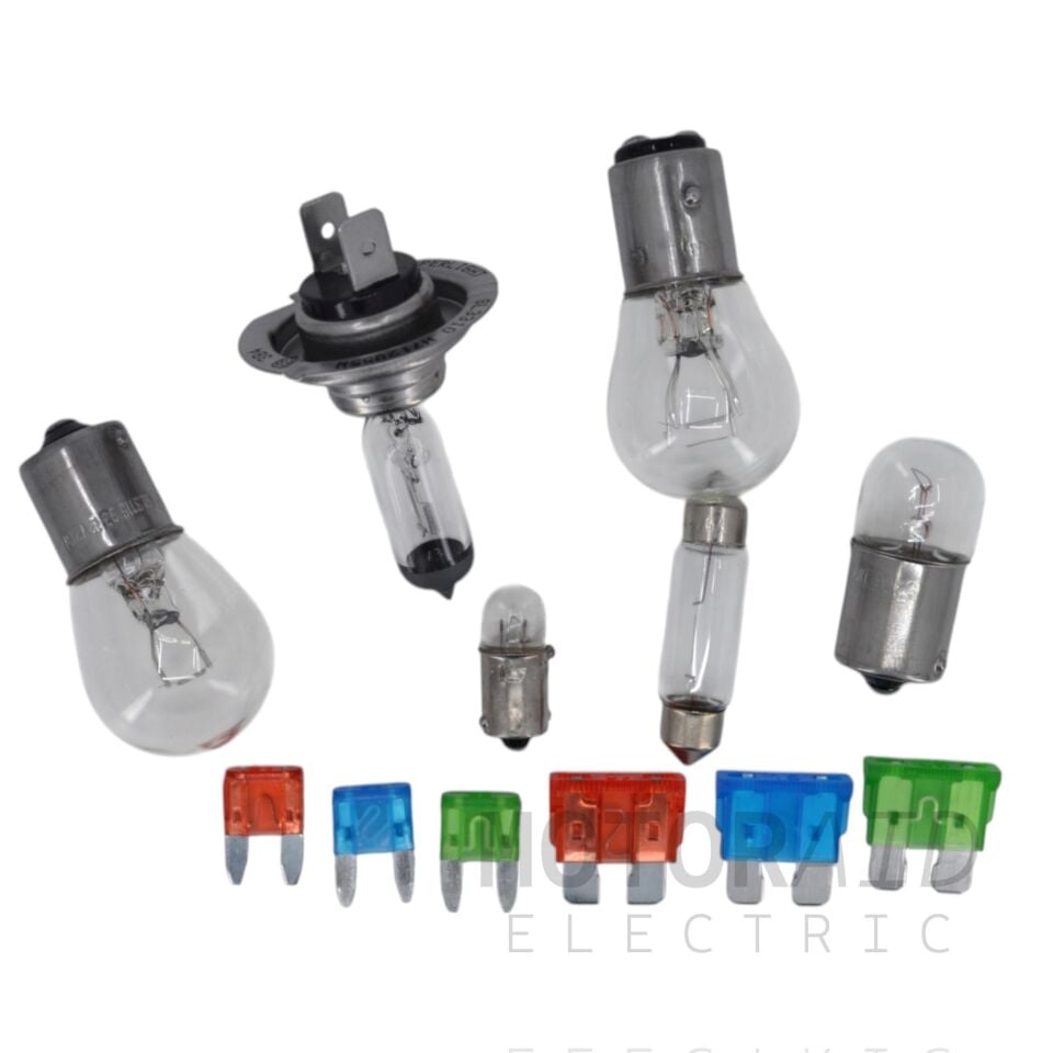 12V H7 Ampul Sigorta Seti Acil Yedek Paket