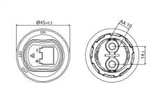 Akü Mini Elektrik Devre Kesici 12V 24V Ayrılabilir Anahtarlı 100A