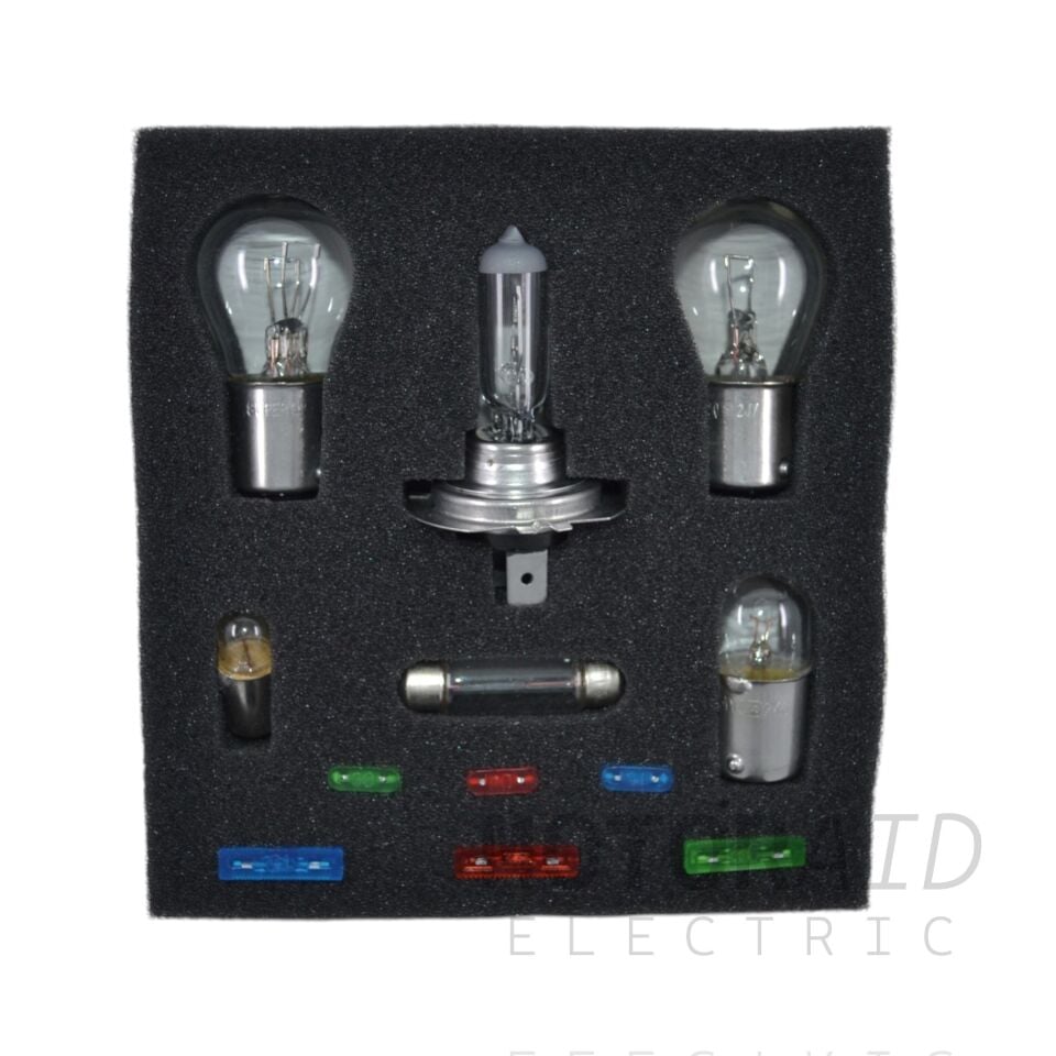 12V H7 Ampul Sigorta Seti Acil Yedek Paket