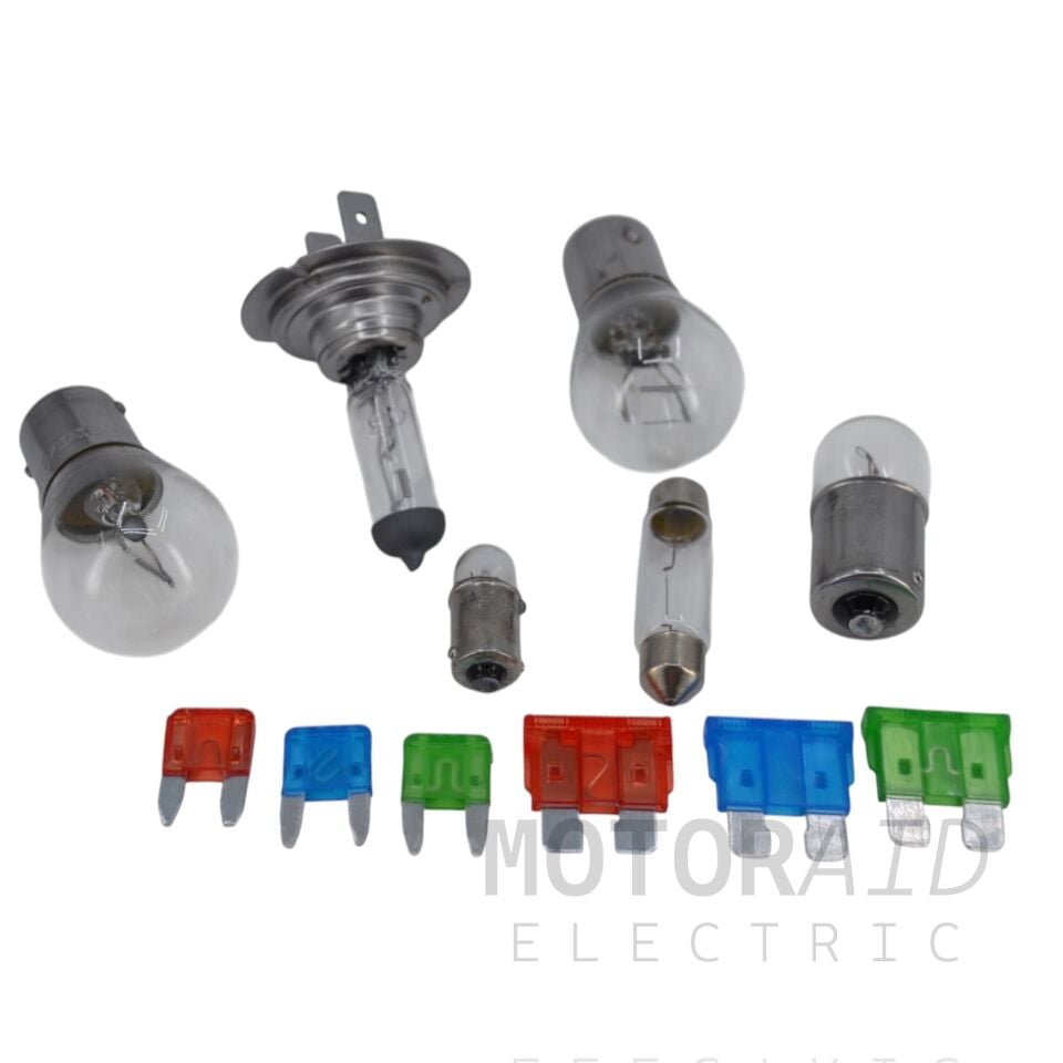 12V H7 Ampul Sigorta Seti Acil Yedek Paket