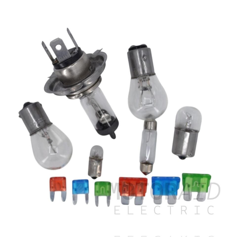 12V H4 Ampul Sigorta Seti Acil Yedek Paket
