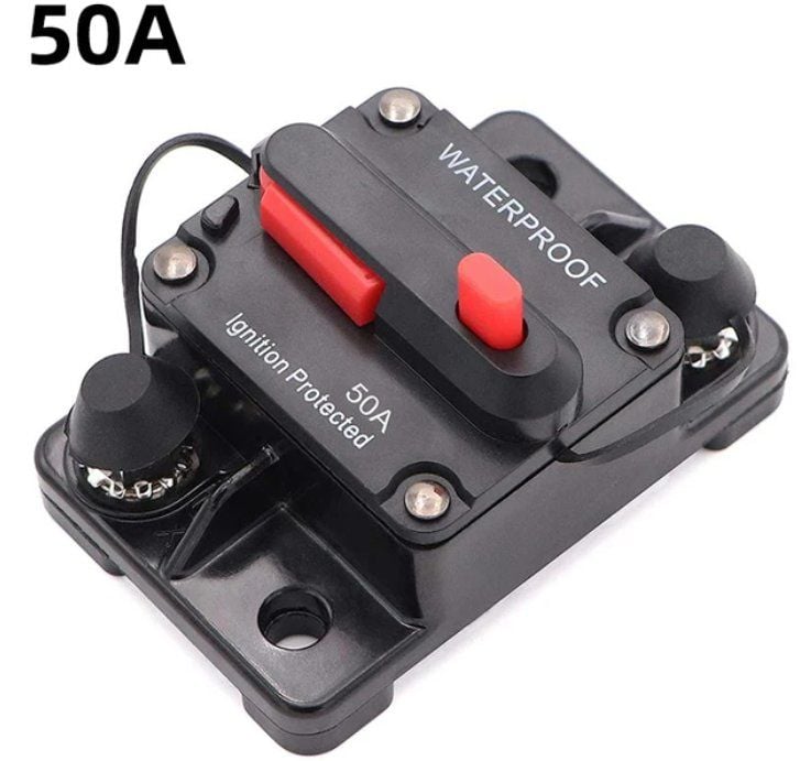 Akü Irgat Sigortası Otomatik Devre Kesici Şalter Anahtar 50A MT-CB5 50AR