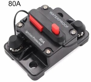 Akü Irgat Sigortası Otomatik Devre Kesici Şalter Anahtar 80A MT-CB5 80AR