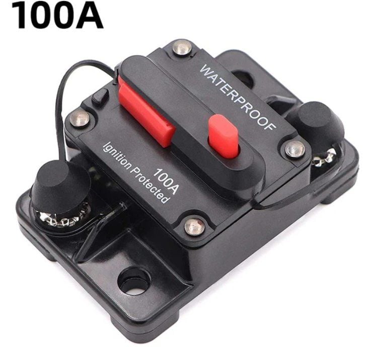 Akü Irgat Sigortası Otomatik Devre Kesici Şalter Anahtar 100A MT-CB5 100AR