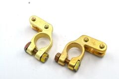 1 Takım Akü Kutup Başı Terminali Artı Eksi Set Zamak Alaşım