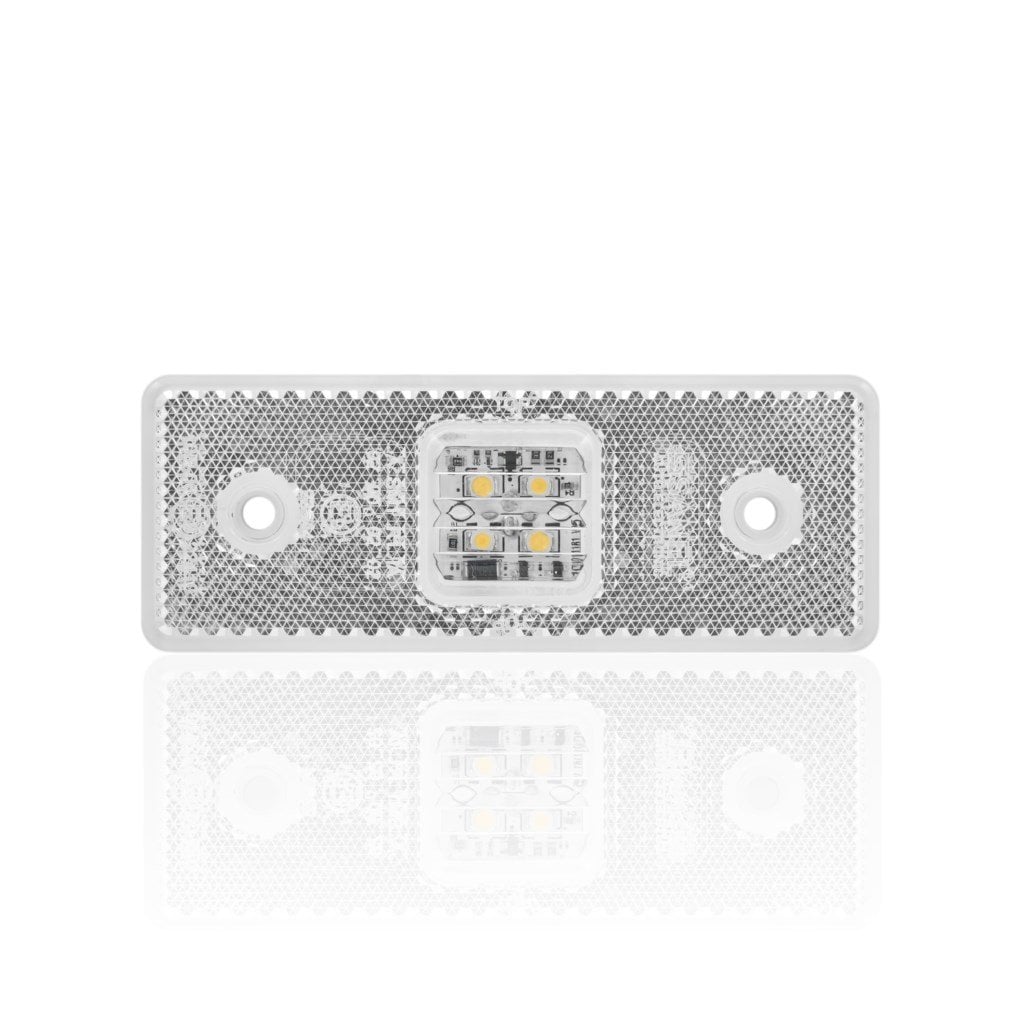 12V 24V Uyumlu Side Beyaz Marker 4 Led Lamba Reflektör Su Geçirmez SANEL SML01W