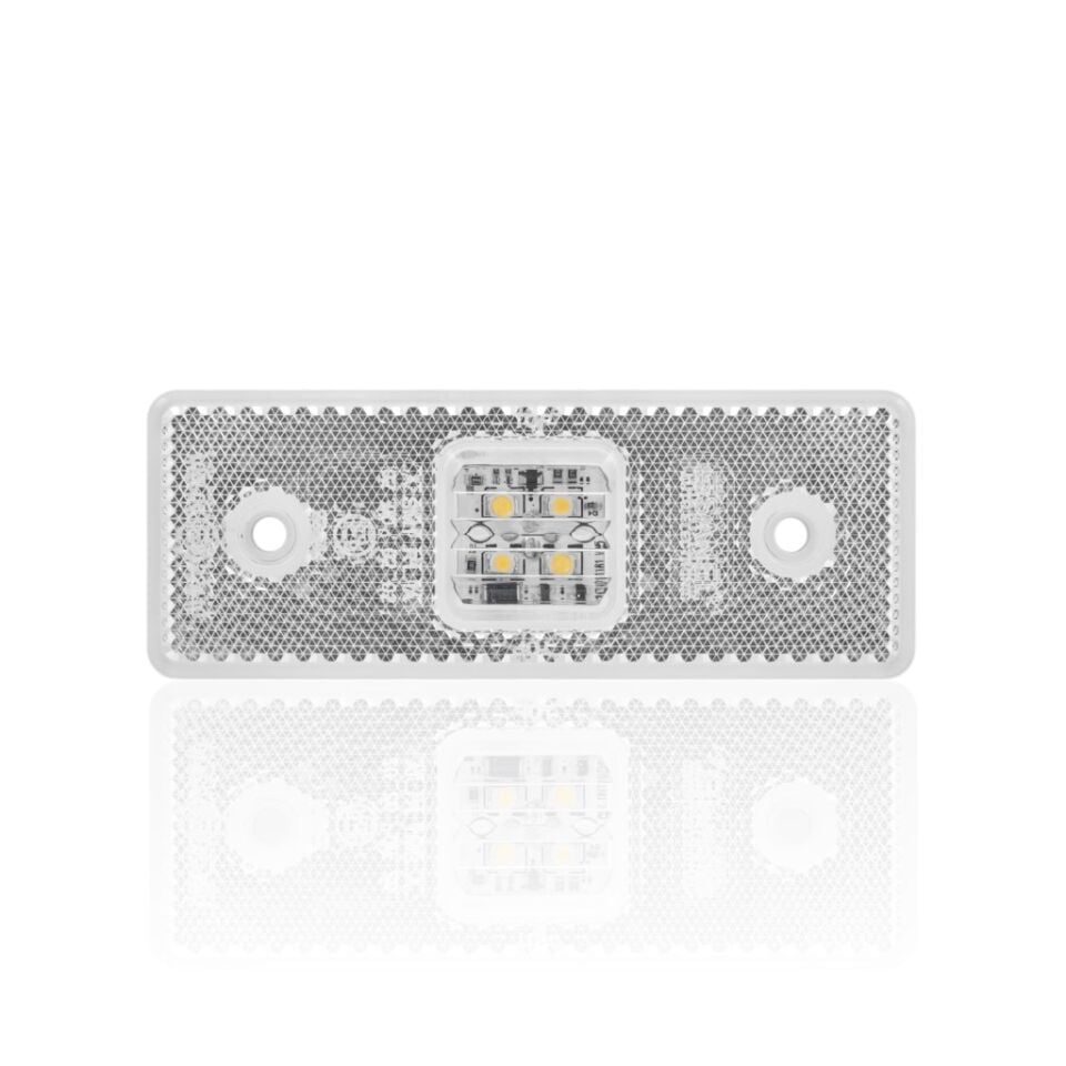 12V 24V Uyumlu Side Beyaz Marker 4 Led Lamba Reflektör Su Geçirmez SANEL SML01W