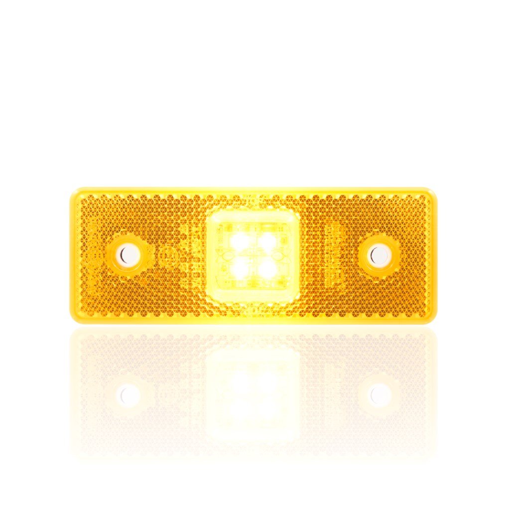 12V 24V Uyumlu Side Sarı Marker 4 Led Lamba Reflektör Su Geçirmez SANEL SML01Y