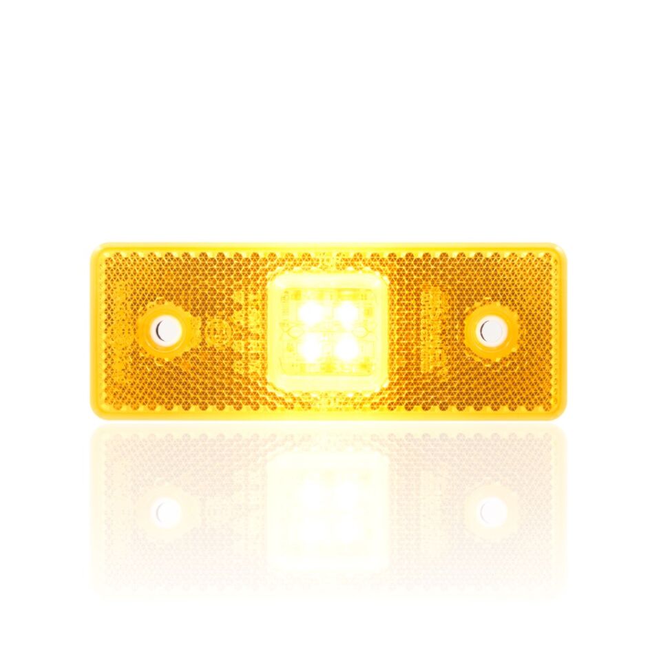 12V 24V Uyumlu Side Sarı Marker 4 Led Lamba Reflektör Su Geçirmez SANEL SML01Y