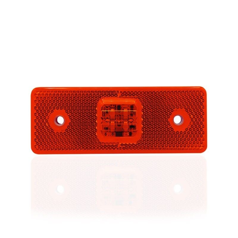 12V 24V Uyumlu Side Kırmızı Marker 4 Led Lamba Reflektör Su Geçirmez SANEL SML01R