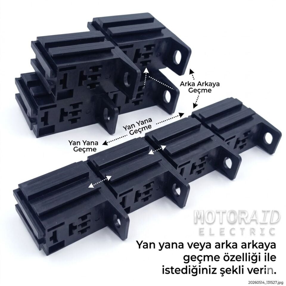 Mikro Röle Soketi Kablosuz Boş 2x6,3 - 3x4,8 ELO 207300001