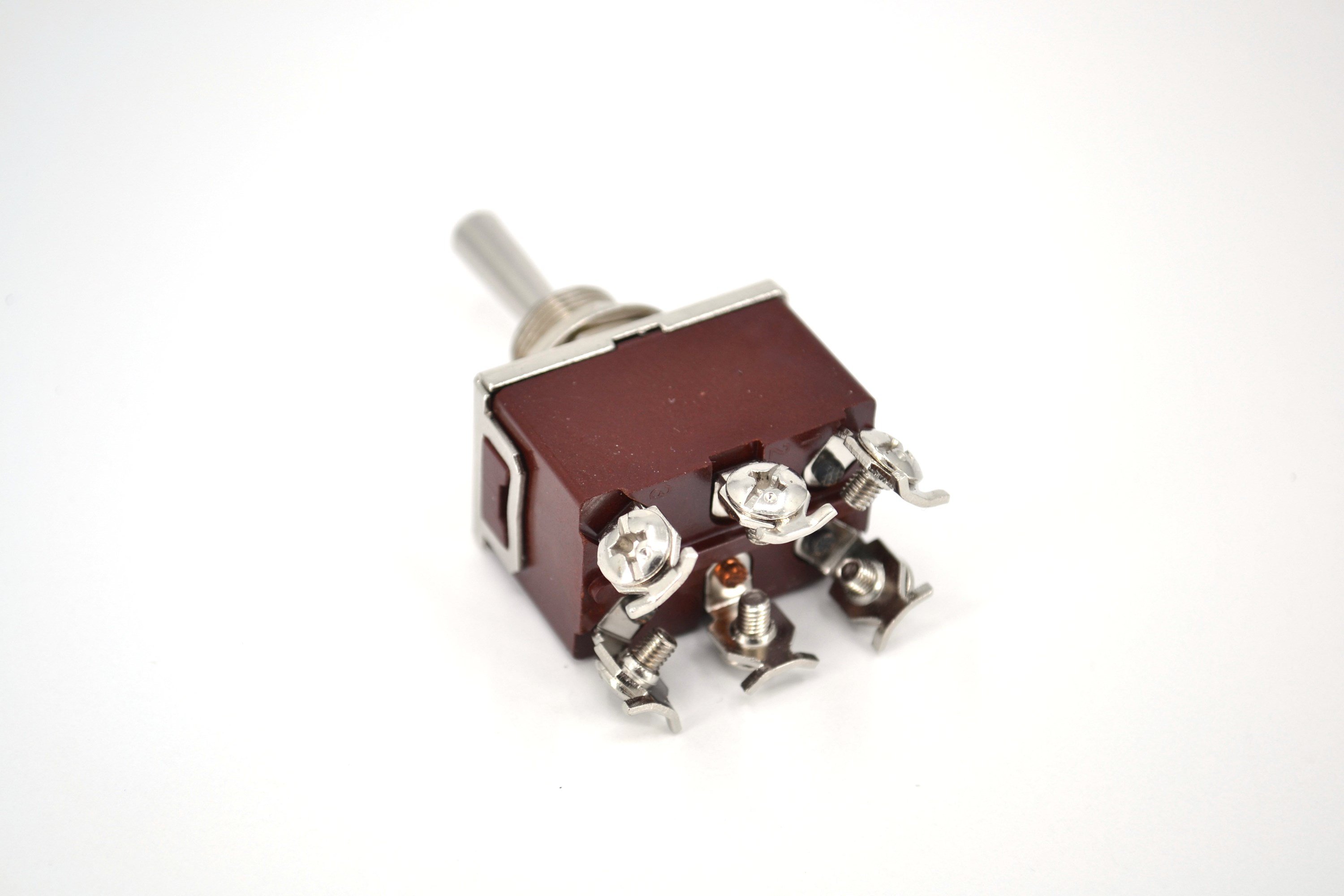 Toggle Switch Yaylı-0-Yaylı Metal Anahtar 6 Pin 12V-220V MOM-OFF-MOM (1)-0-(1) MT-ANS10
