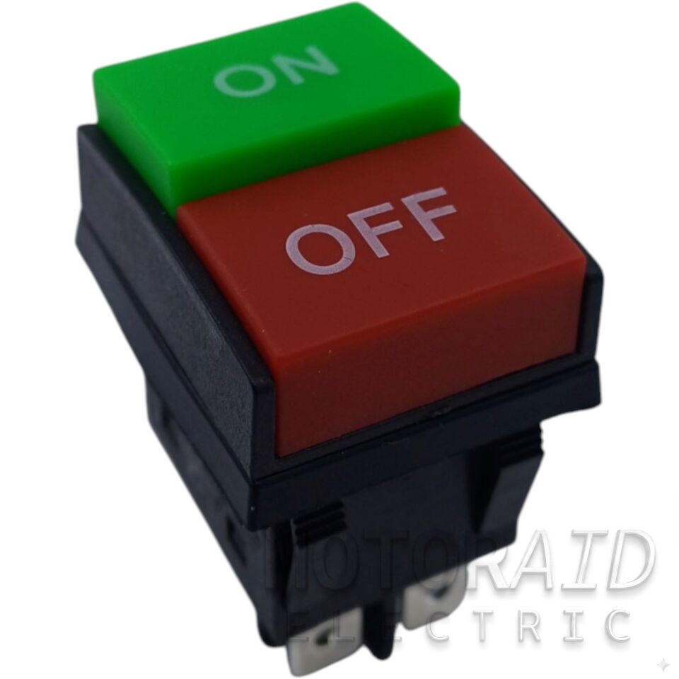 ON-OFF Yeşil Kırmızı Mekanik Açma Kapama Anahtarı