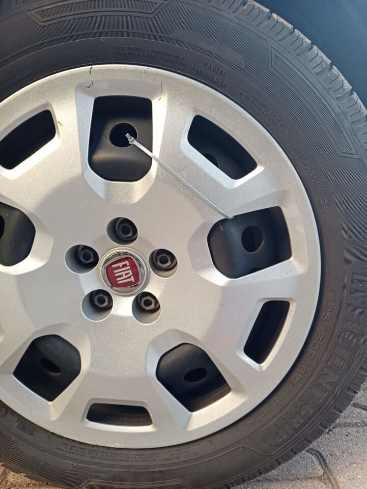 Gri Kablo Bağı 38Cm 100 Adet Jant Kapağı Cırt Kelepçe 4,8x380