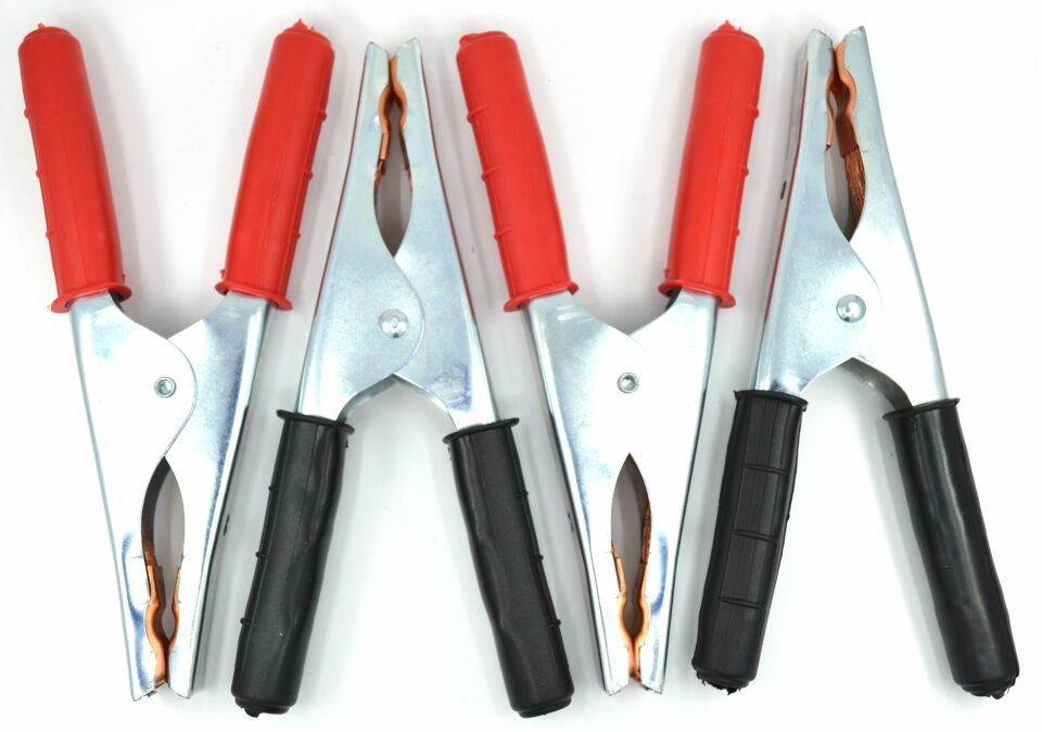 Ağır Hizmet Akü Takviye Pensesi 400A Maşa Bakır Yollu 4 lü Set