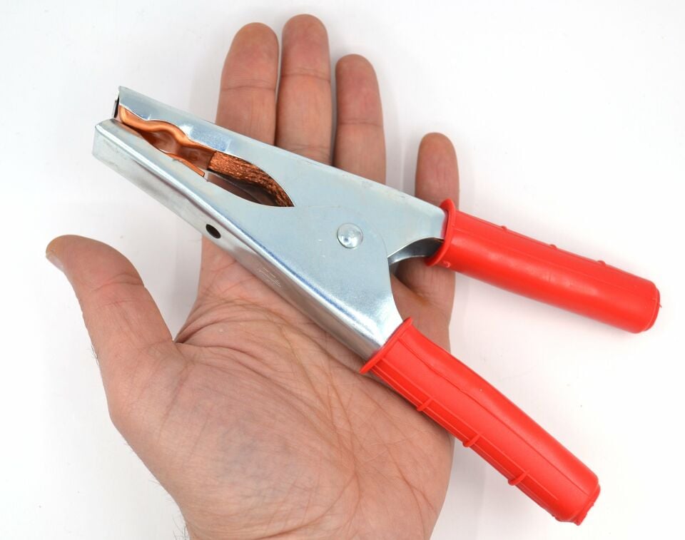 Ağır Hizmet Akü Takviye Pensesi 400A Maşa Bakır Yollu 4 lü Set