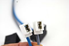 H7 Far Ampul Duy Soketi Seramik Gümüş Terminal Bakır Kablo