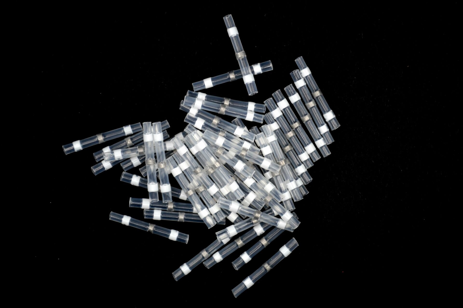 100Ad. Lehimli Kablo Birleştirici Daralan Makaronlu Ekmuf 0,25-0,50 Beyaz MT-EK01