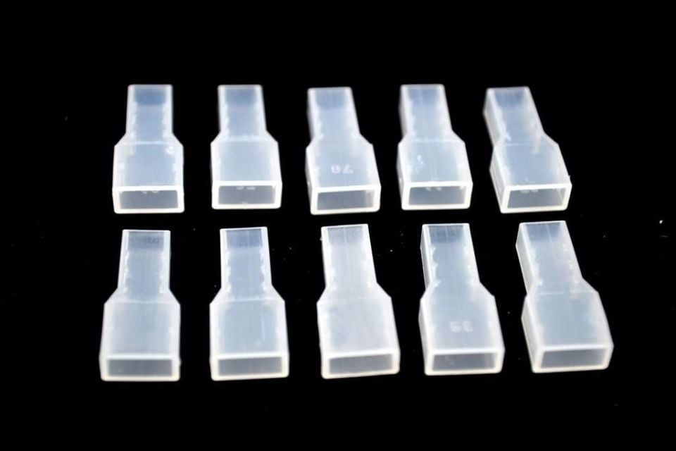 500 Adet 4,8 Dişi Fiş İçin İzolasyon Kılıfı