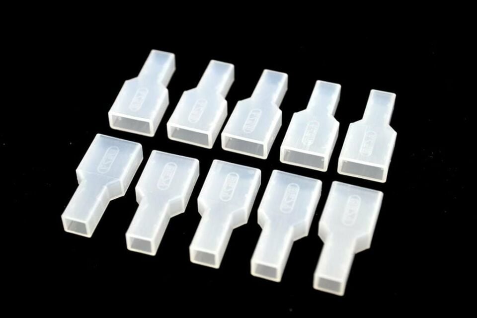 500 Adet 9,5 Dişi Fiş İçin İzolasyon Kılıfı