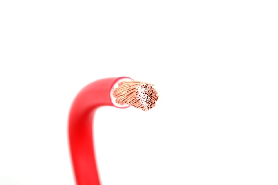 1 Metre 35mm² Kırmızı Bakır Akü Kablosu Fly